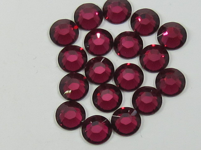 1 Gross 10ss RUBY FLATBACK European Rhinestones